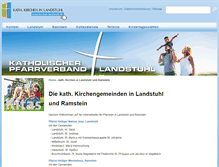 Tablet Screenshot of kirchen-landstuhl.de